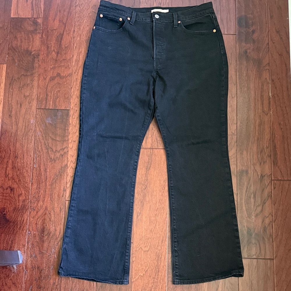 Levi's Black Wedgie Bootcut Jeans